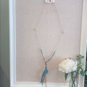 Long necklace/earring set!